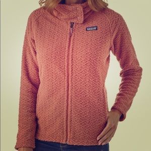 Patagonia diamond Capra zip jacket terracotta pink